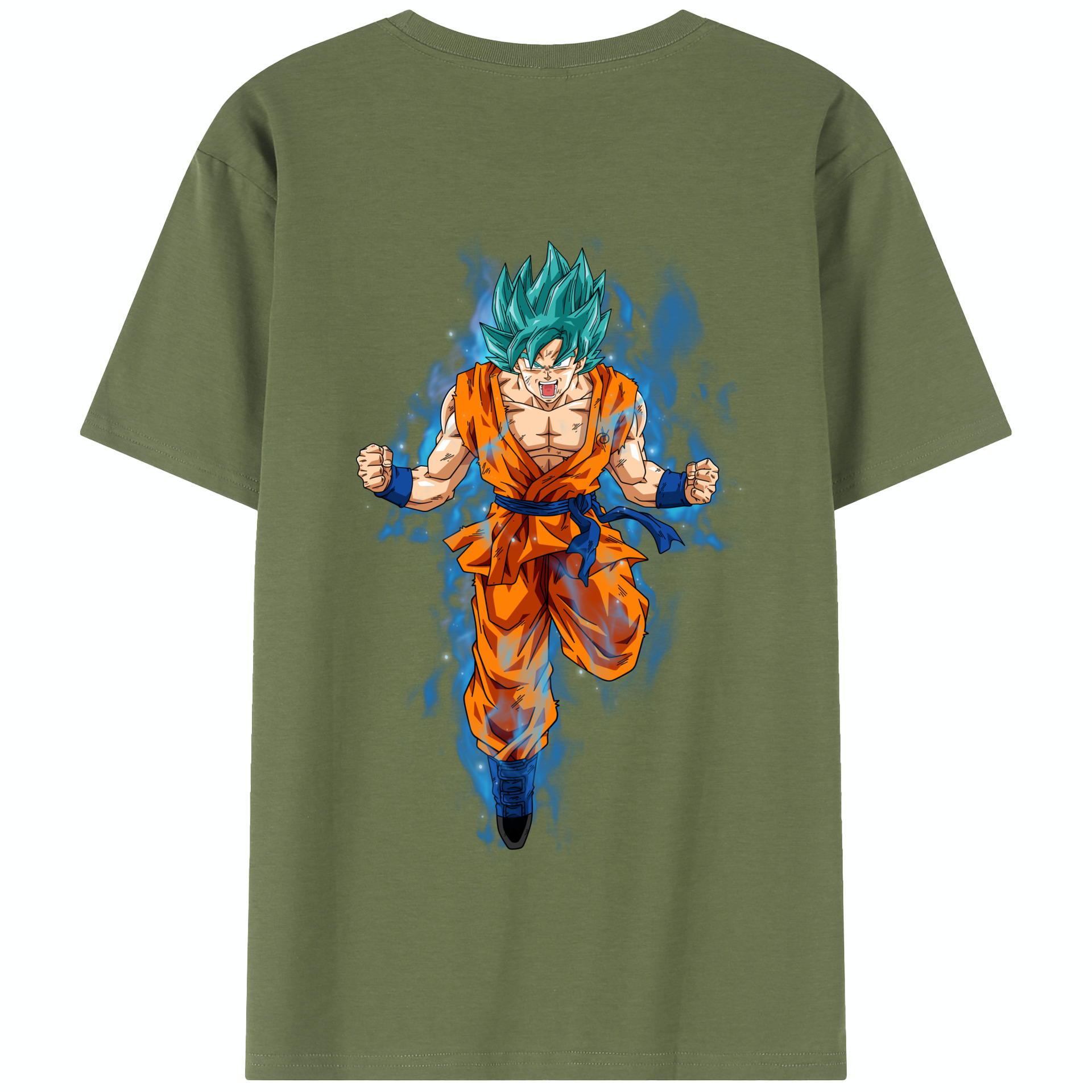 （画像用） ドラゴンボール 孫 悟飯（そんごはん）DRAGON BALL Son Gohan 綿100％半袖Tシャツ（背面プリント）